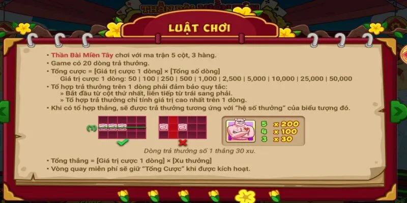 Luật chơi chính xác, chi tiết để tự tin vào nổ hũ Thần Bài Miền Tây