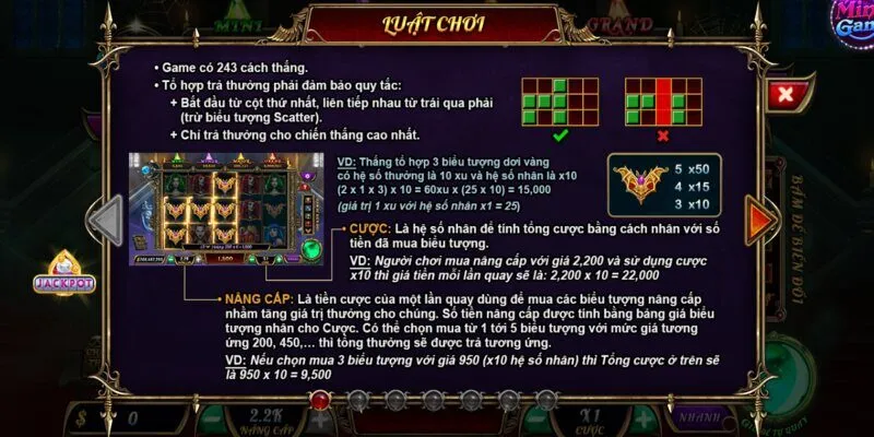 Luật chơi chung của game Nổ Hũ bá tước quyền năng