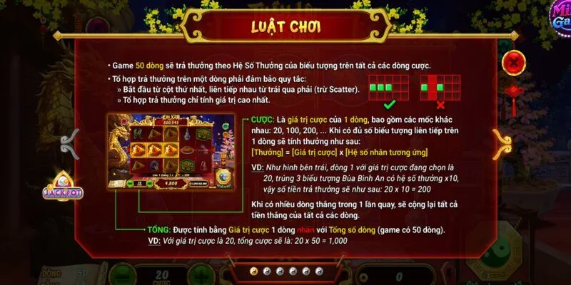 Luật chơi chung trong game Nổ Hũ xin xăm