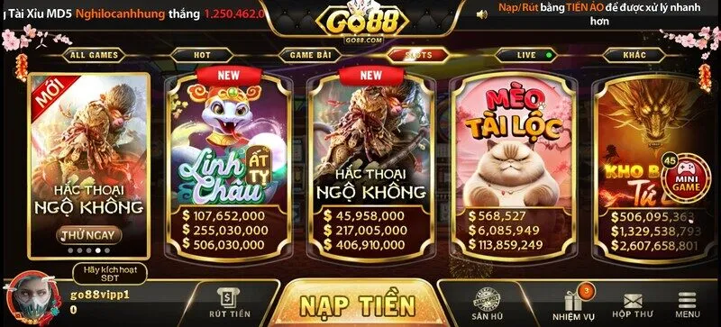 nổ hũ go88