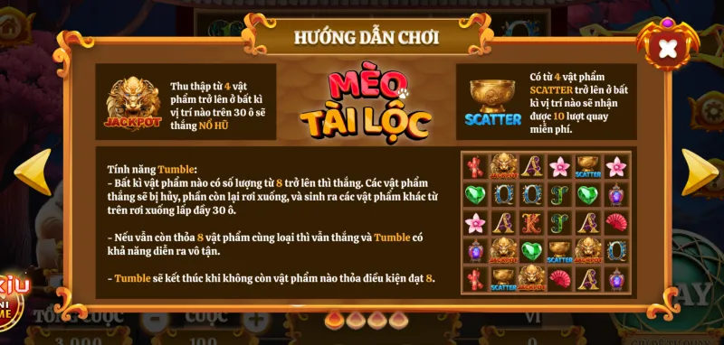 Nổ hũ Mèo Tài Lộc