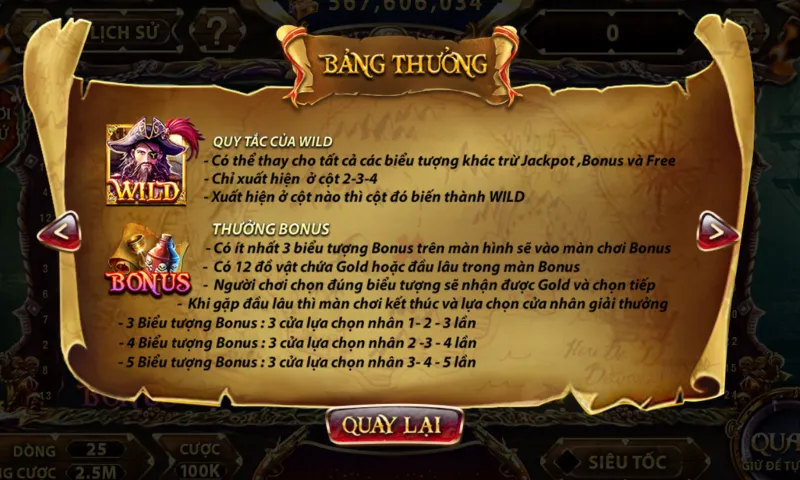 Nổ hũ Pirate king