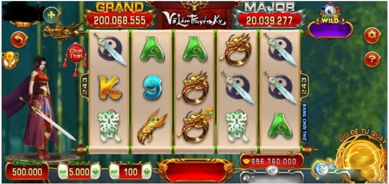 Slot game có 243 cách thắng thú vị