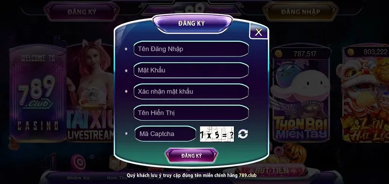 Đăng ký 789club