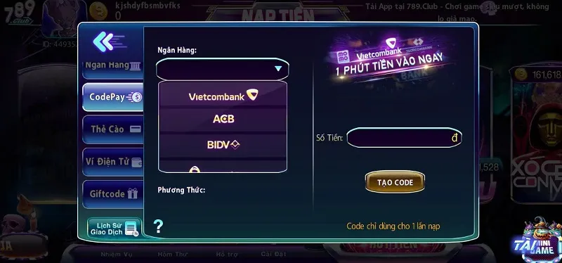 nạp tiền 789club