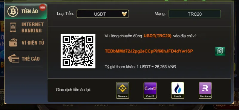 nạp tiền B52Club