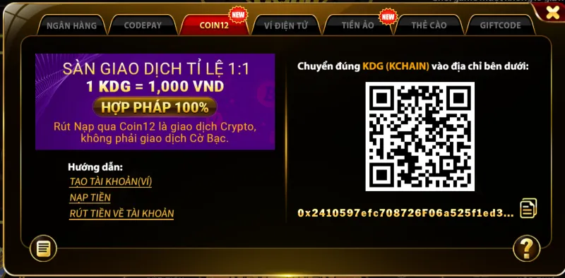 Nạp tiền Go88