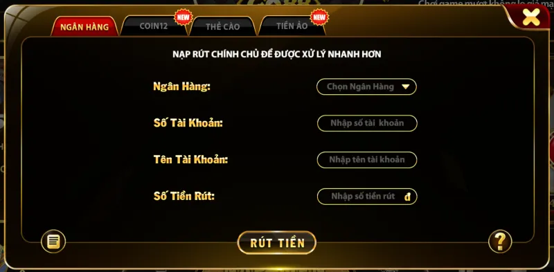 Rút tiền Go88
