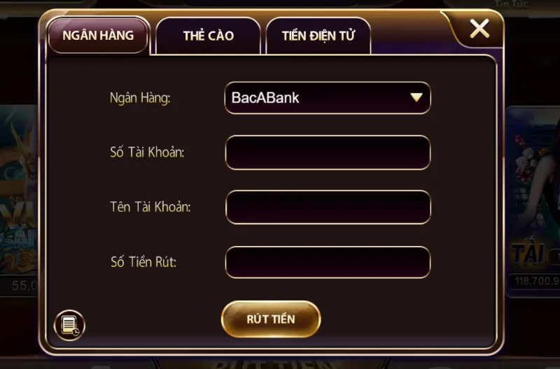 rút tiền Sunwin